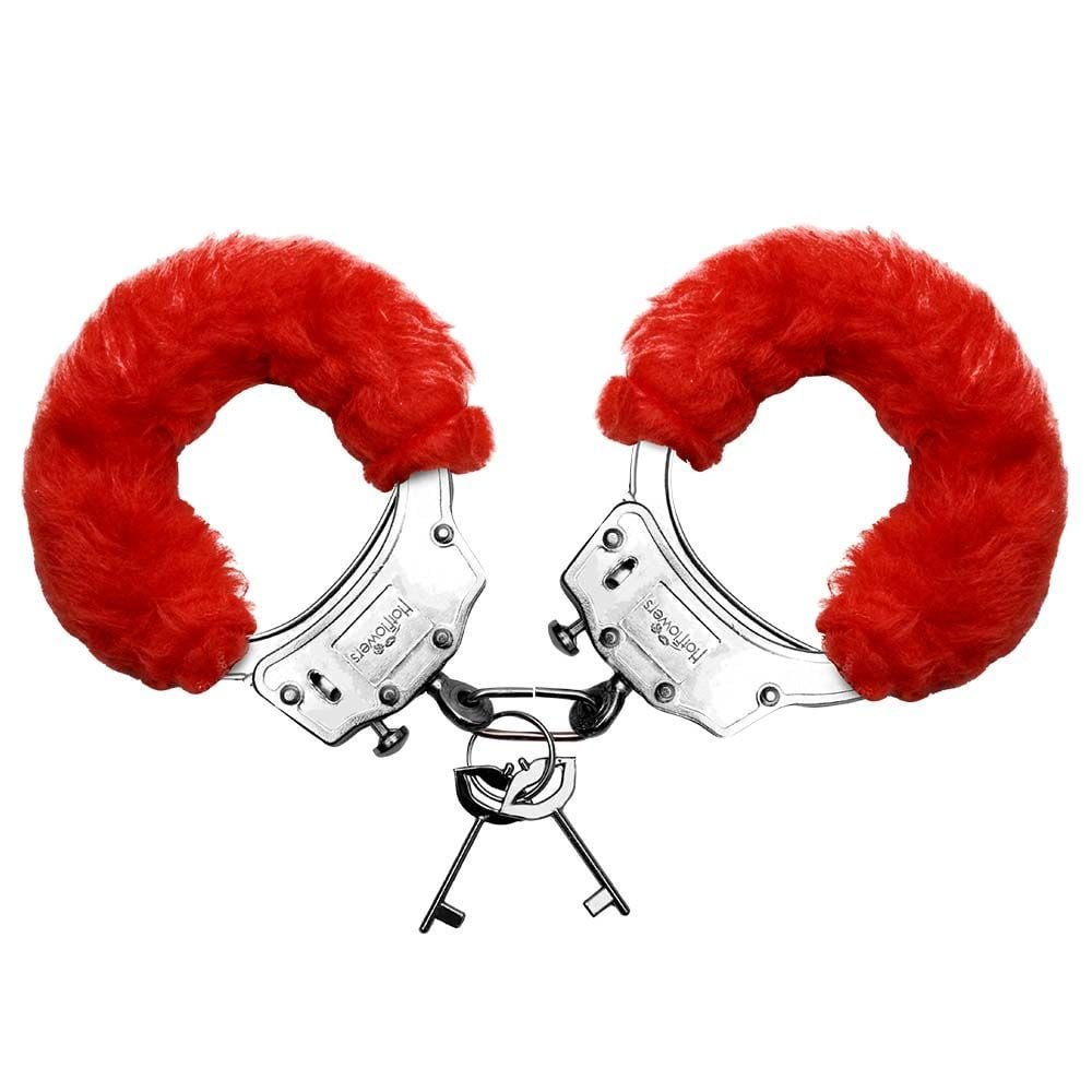 Algema Luxo De Metal Com Pelúcia Hot Flowers