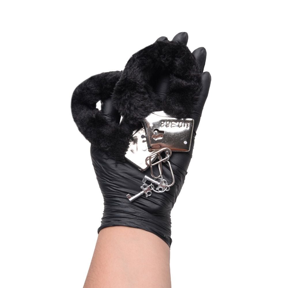 Algema Simples Metal Com Pelúcia Sensual Love