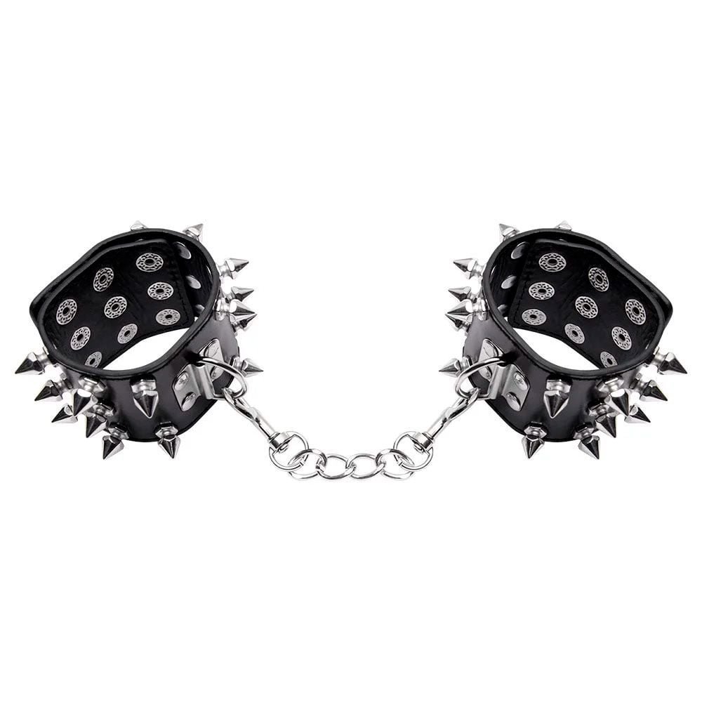 Algemas Couro Rebites Spike Metal Youvibe Vipmix