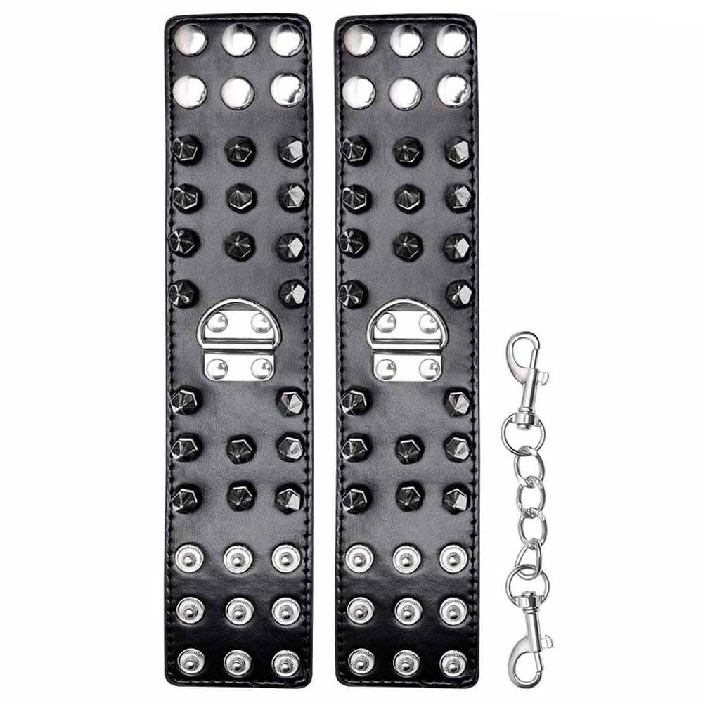 Algemas Couro Rebites Spike Metal Youvibe Vipmix