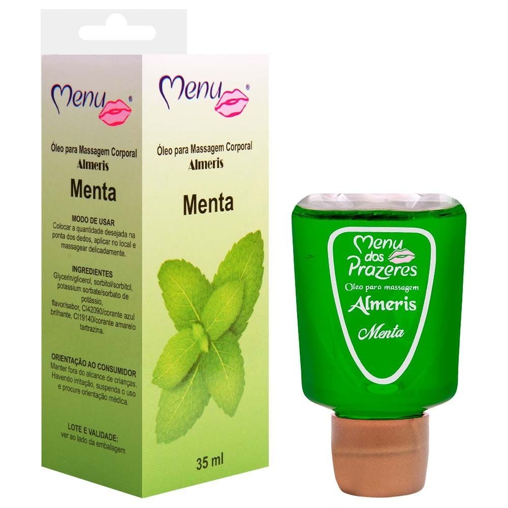 Almeris Oléo Beijável Térmico 30ml Menu Dos Prazeres