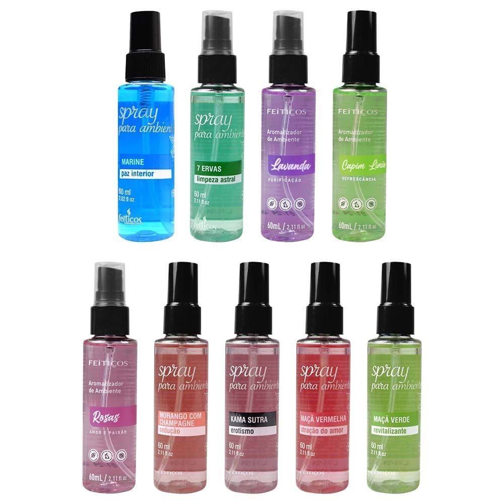 Ambientador Aromático Spray 60ml Feitiços