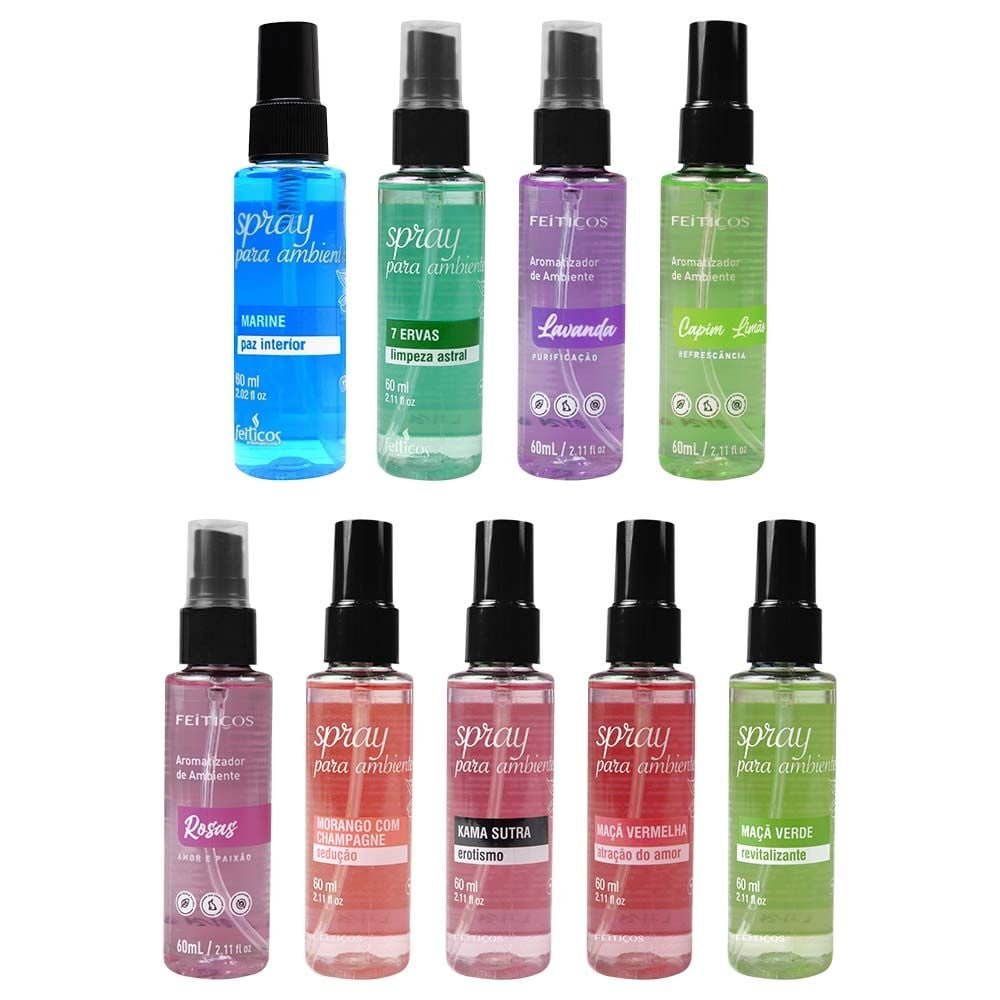 Ambientador Aromático Spray 60ml Feitiços