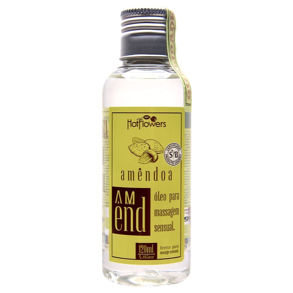 Amend óleo Mineral Para Massagem 120ml Hot Flowers