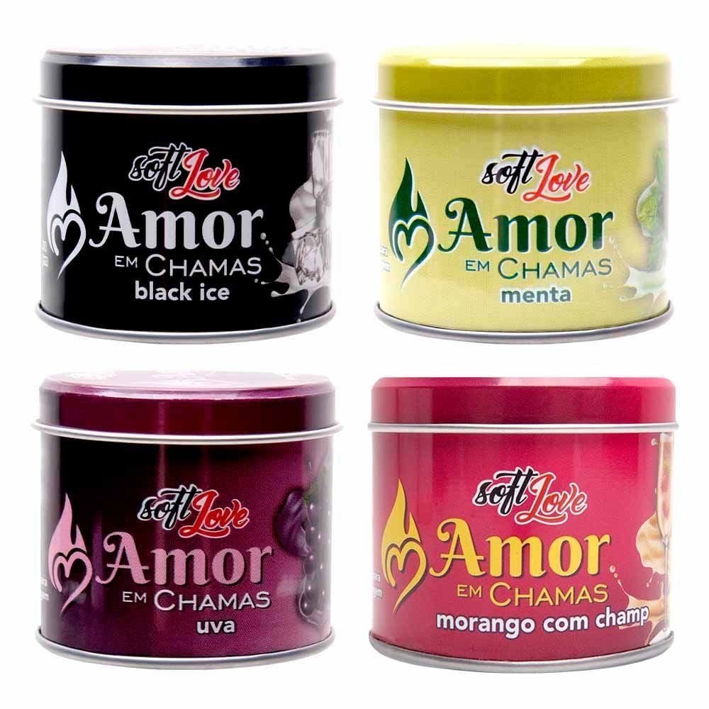 Amor Em Chamas Vela Aromática 50g Soft Love