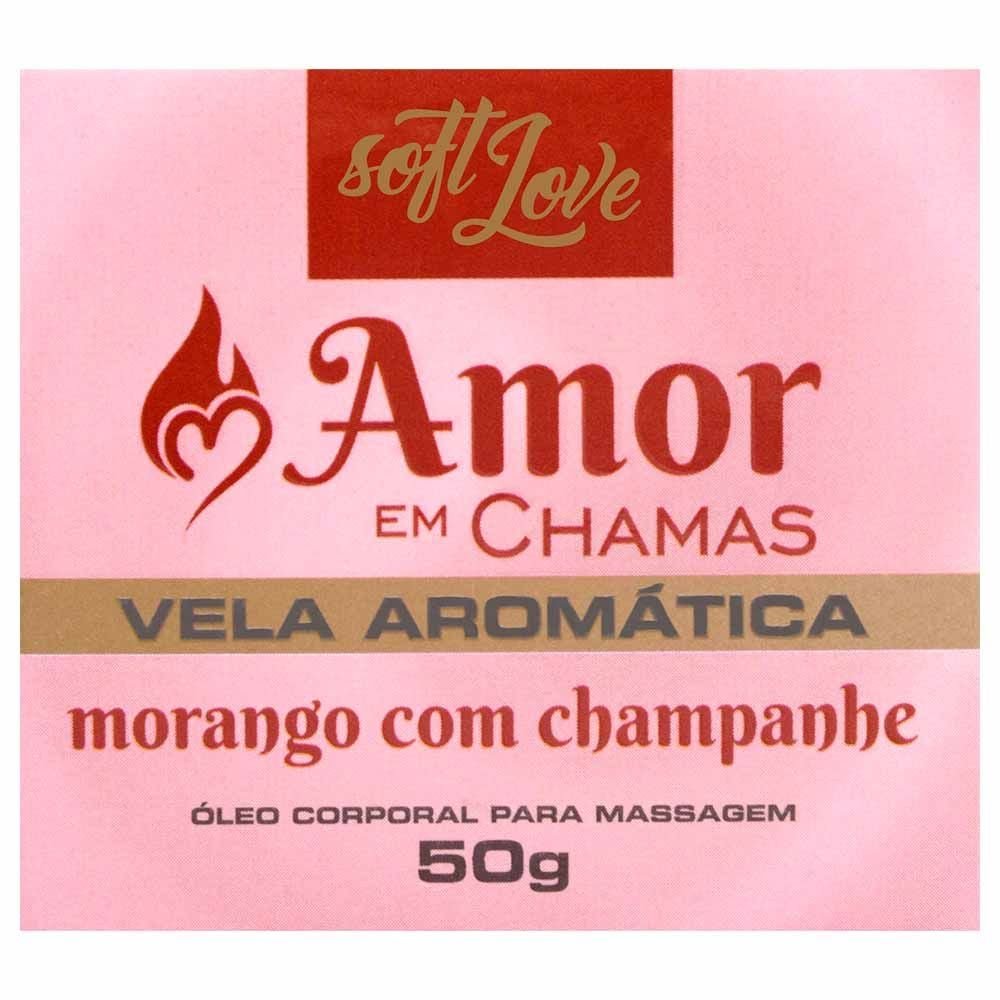 Amor Em Chamas Vela Aromática 50g Soft Love