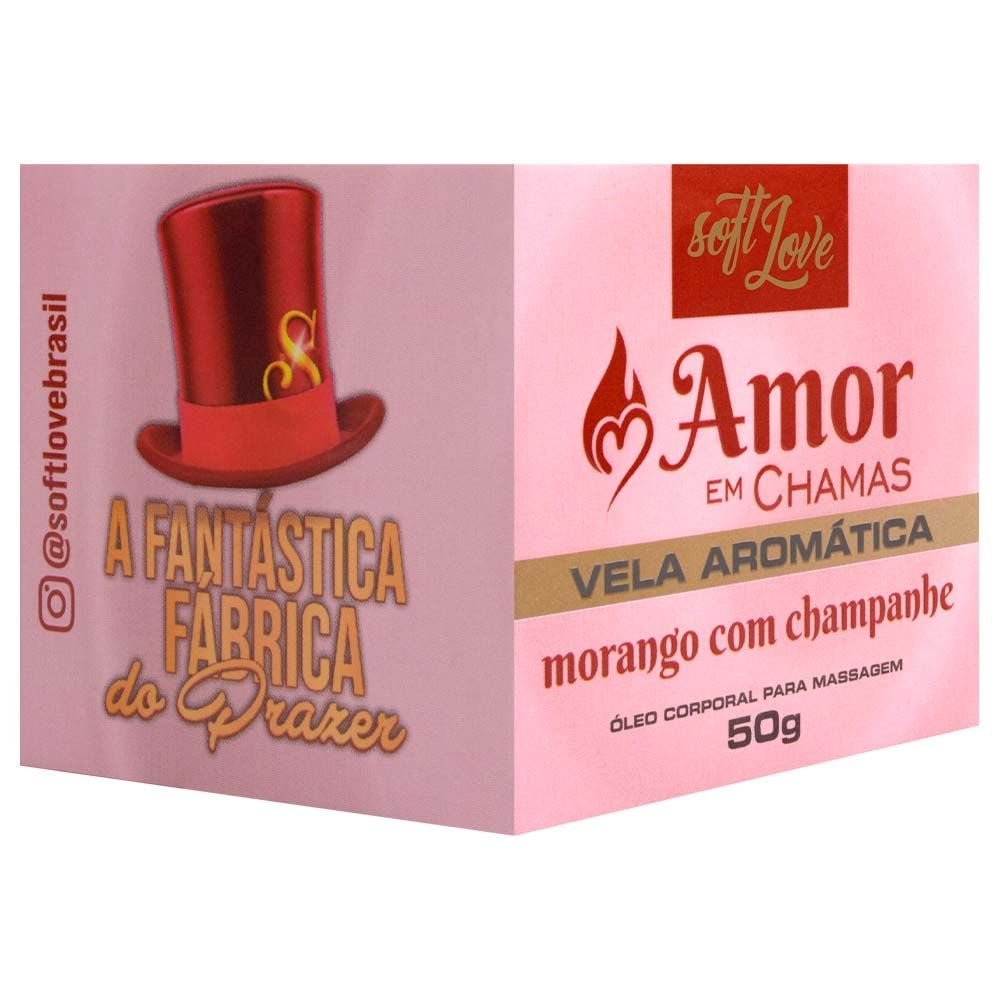 Amor Em Chamas Vela Aromática 50g Soft Love