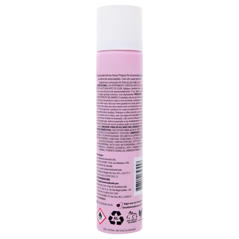 Amor Próprio Desodorante íntimo 100ml Sofisticatto