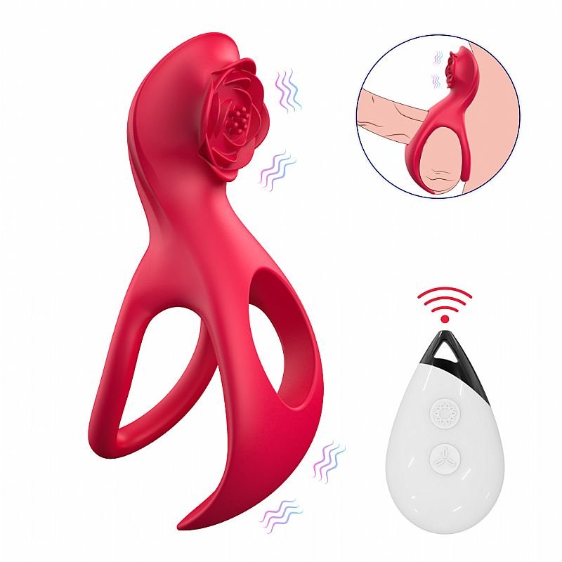 Anel Duplo com Vibro e Controle Remoto - Nolan-B
