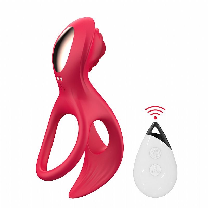 Anel Duplo com Vibro e Controle Remoto - Nolan-B