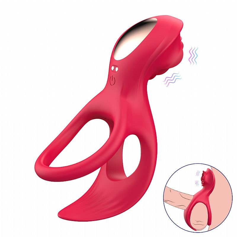 Anel Duplo com Vibro e Controle Remoto - Nolan-B