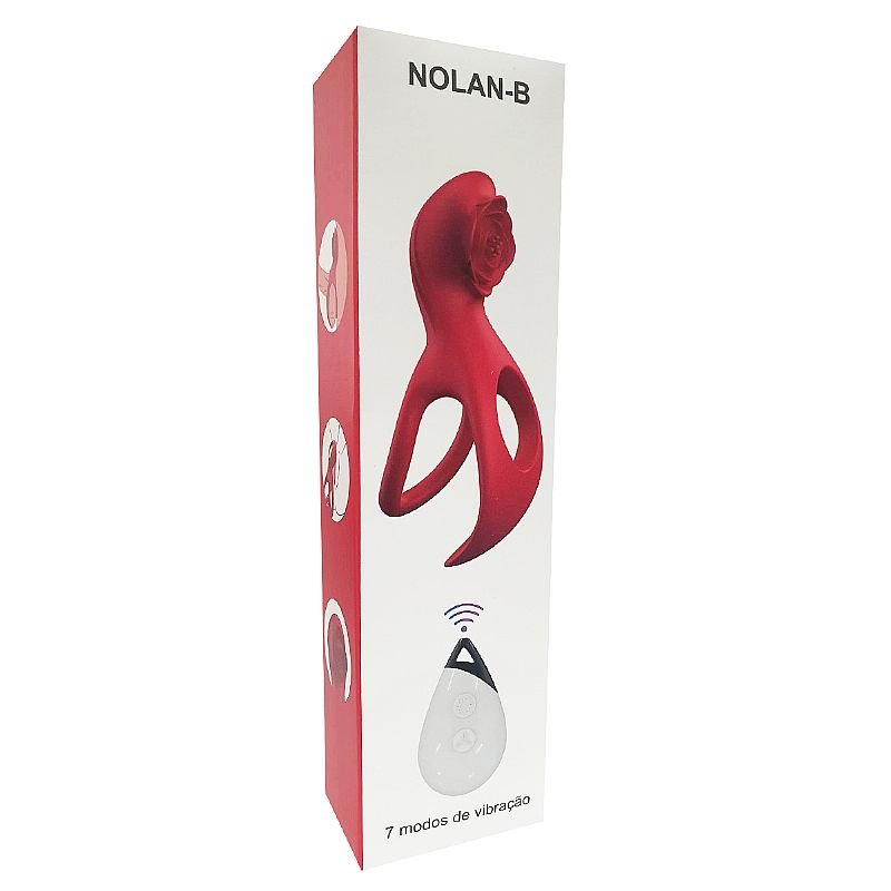 Anel Duplo com Vibro e Controle Remoto - Nolan-B