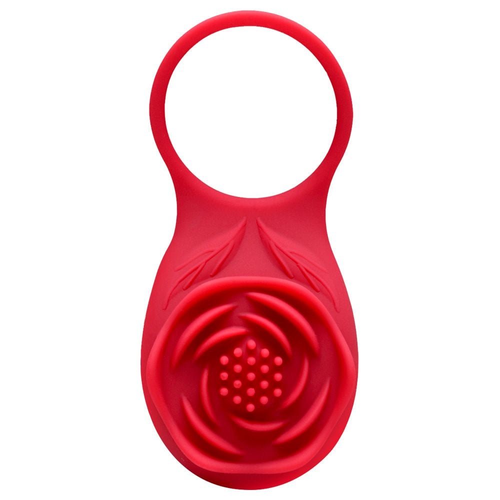 Anel Estimulador Flor Via App 9 Vibrações Usb Yaffa