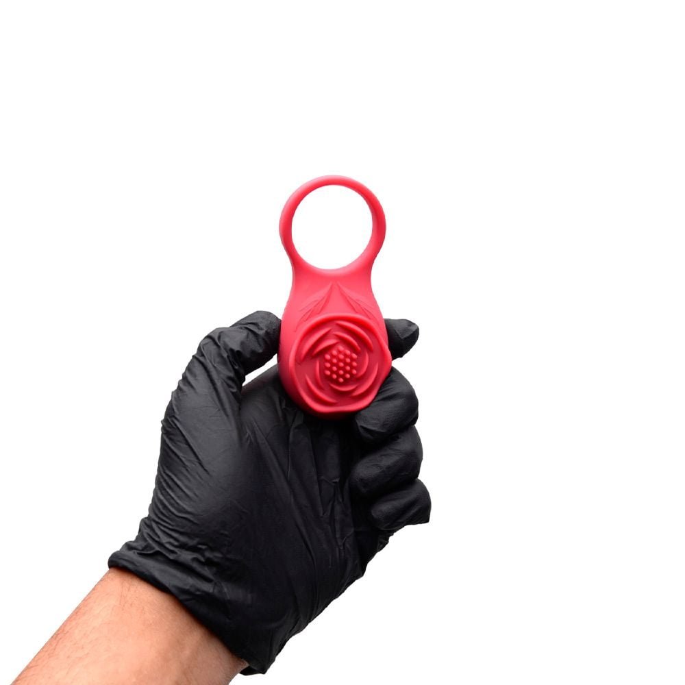 Anel Estimulador Flor Via App 9 Vibrações Usb Yaffa