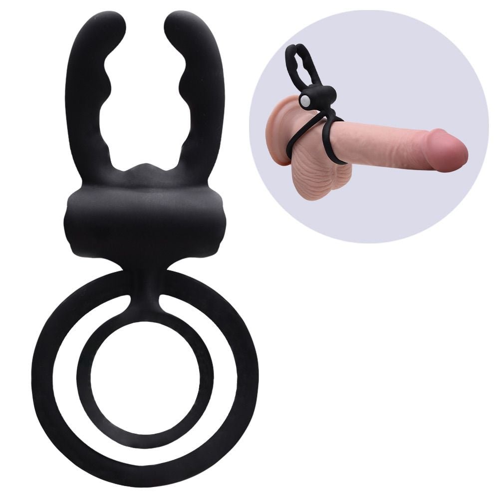 Anel Peniano Argola Testicular Vibrador Vipmix