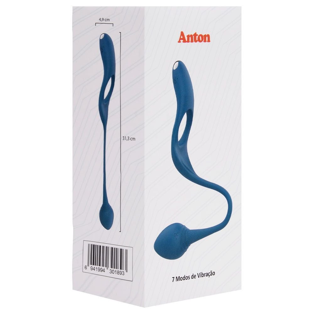 Anel Peniano Clitóris Plug Anal Antom Sexy Import