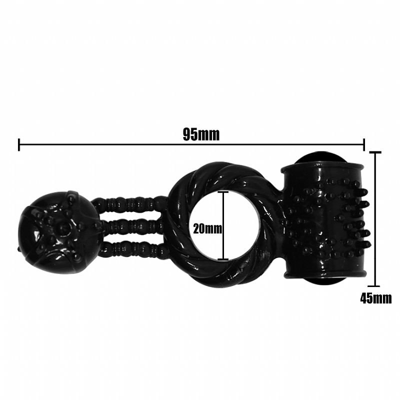 Anel Peniano com Duplo Vibrador Sweet Ring