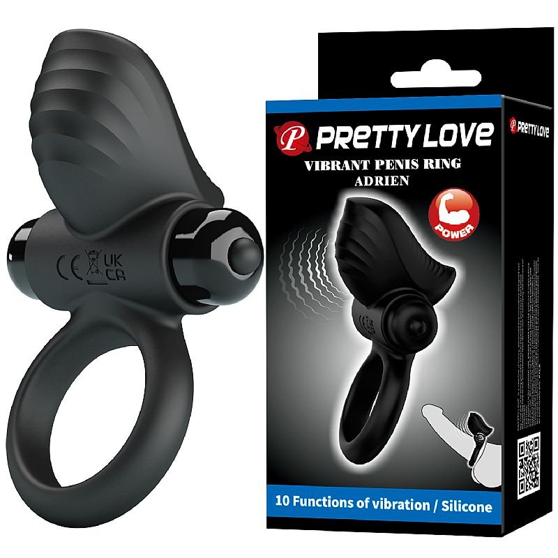 Anel Peniano com estimulador de clitóris - Adrien - Pretty Love