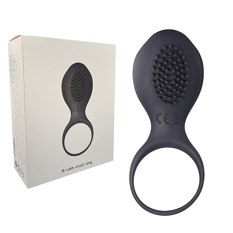 Anel Peniano com estimulador de clitóris - Brush cock