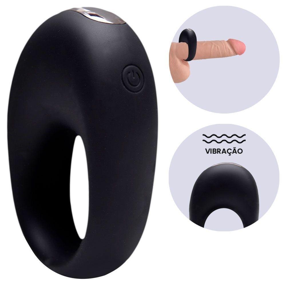 Anel Peniano Com Vibrador Ring Z Sexy Import