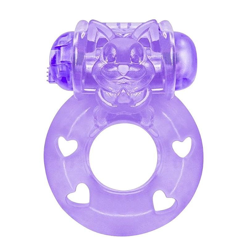 Anel Peniano com Vibro Bichinho - Transparente