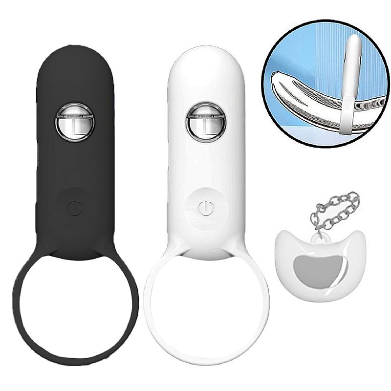 Anel Peniano com Vibro / com controle Remoto e Case - Preto
