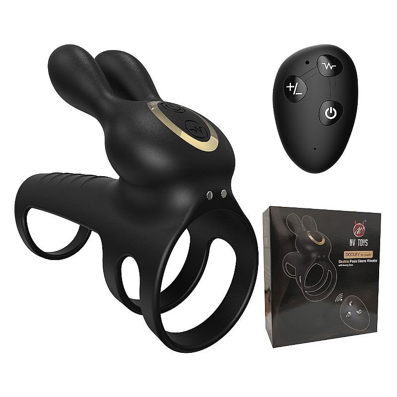 Anel Peniano duplo com Vibrador - Dooley - NV Toys