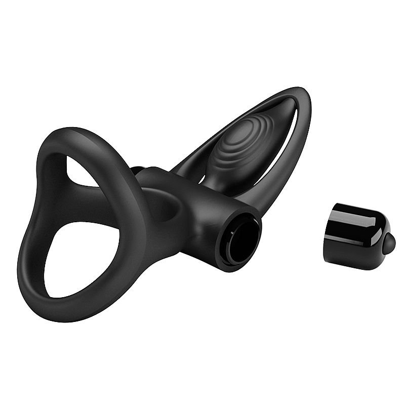 Anel Peniano Duplo com Vibrador - Pretty Love