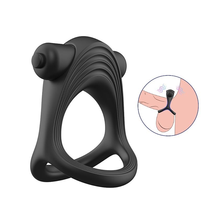 Anel Peniano duplo com vibrador - Rap