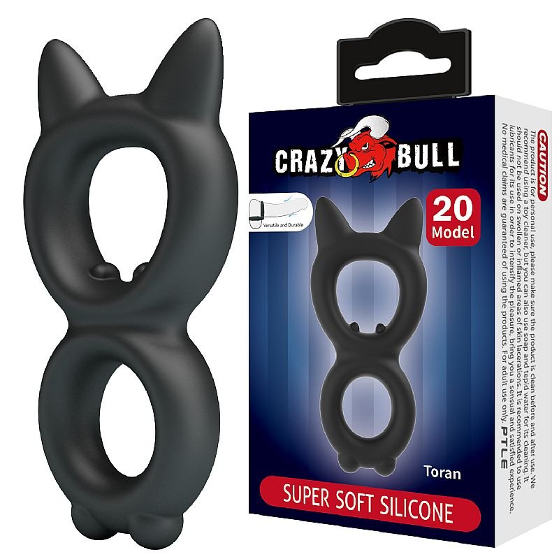 Anel Peniano Duplo - Toran - 1,0 X 9,3 - Crazy Bull