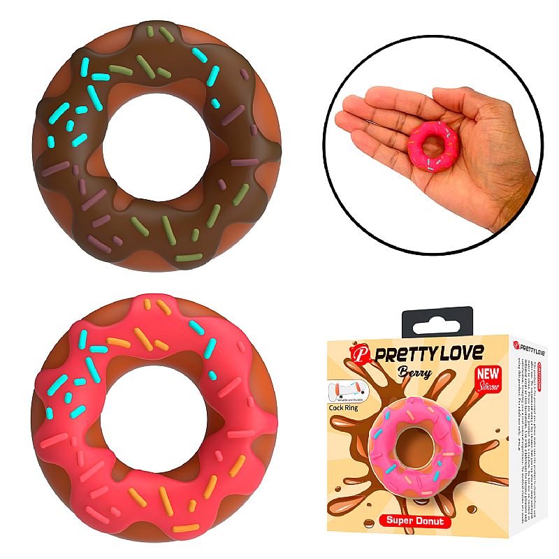 Anel Peniano Formato de Donuts - Para Diâmetro 2.0 cm Pretty Love