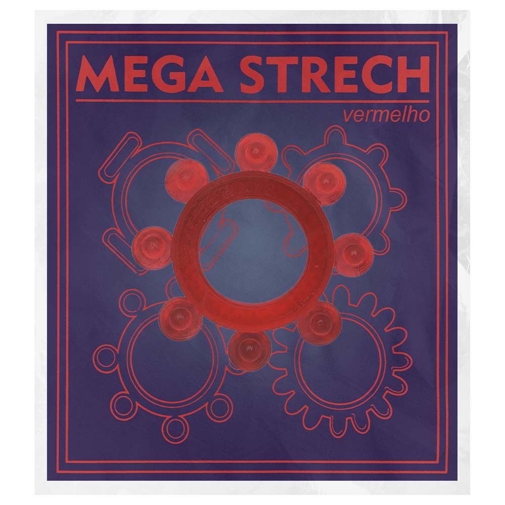 Anel Peniano Mega Strech Em Silicone Kgel