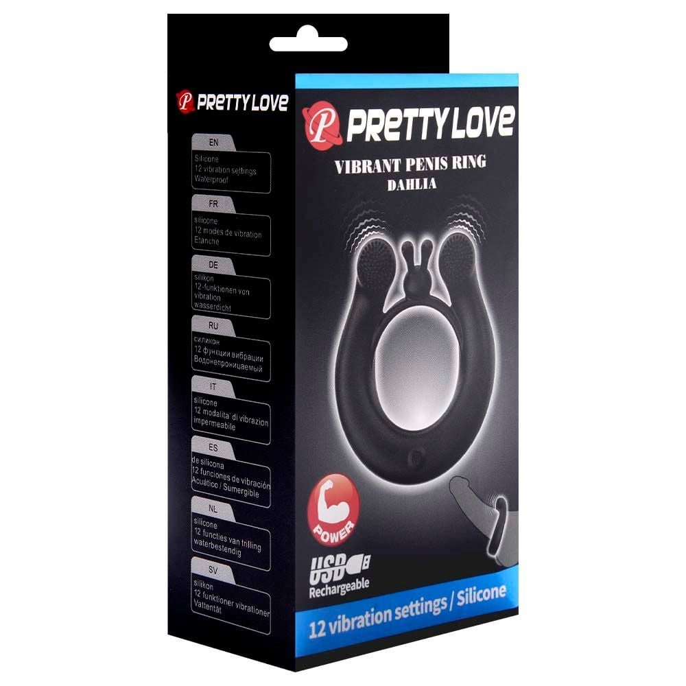 Anel Peniano Recarregável Dahlia Pretty Love Vipmix