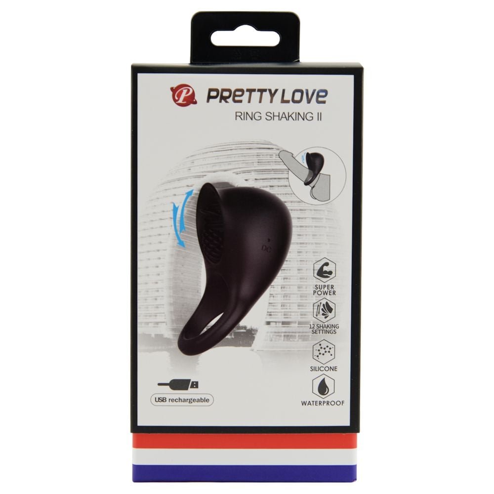 Anel Peniano Silicone 12 Vibrações Pretty Love Vipmix