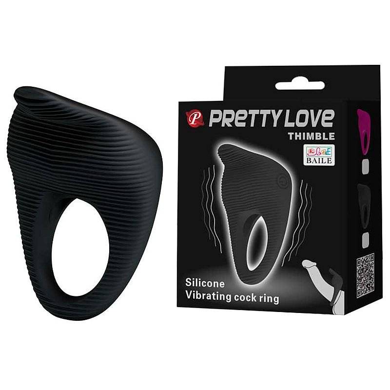 Anel Peniano Thimble com Vibrador - Pretty Love
