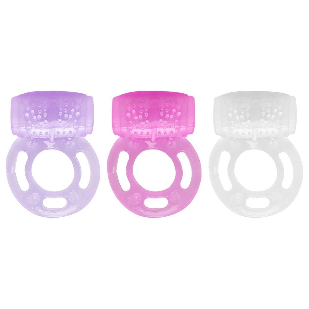 Anel Peniano Vibrador Borboleta Simples Vipmix