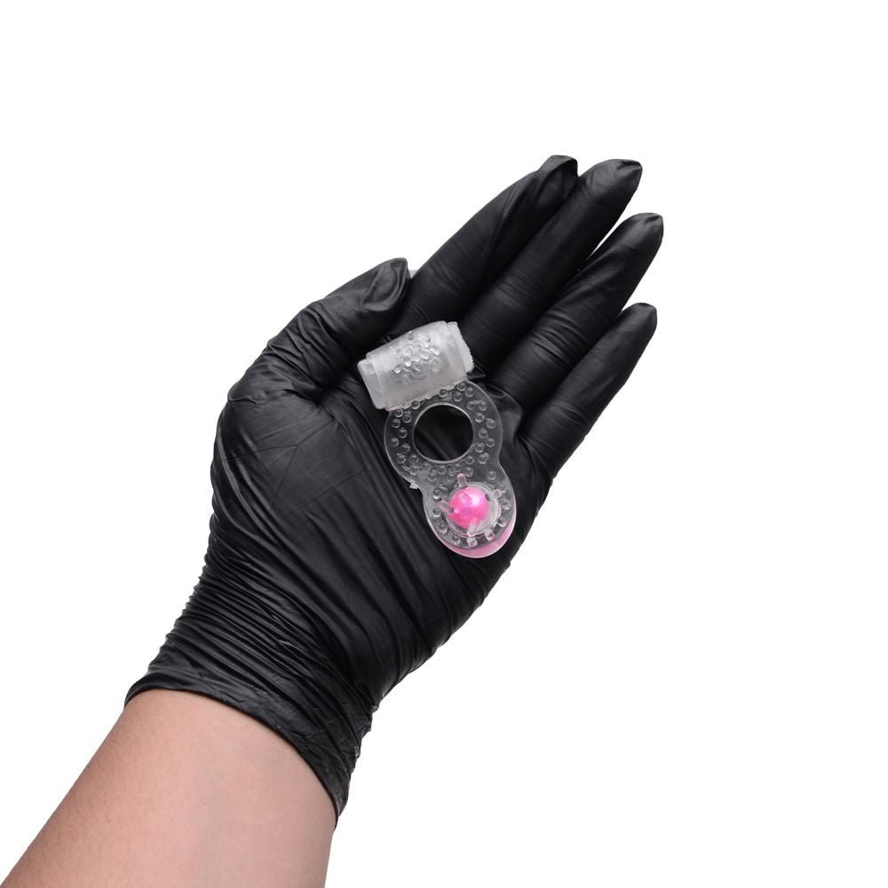 Anel Peniano Vibrador Pérola Duplo Prazer Sexy Import