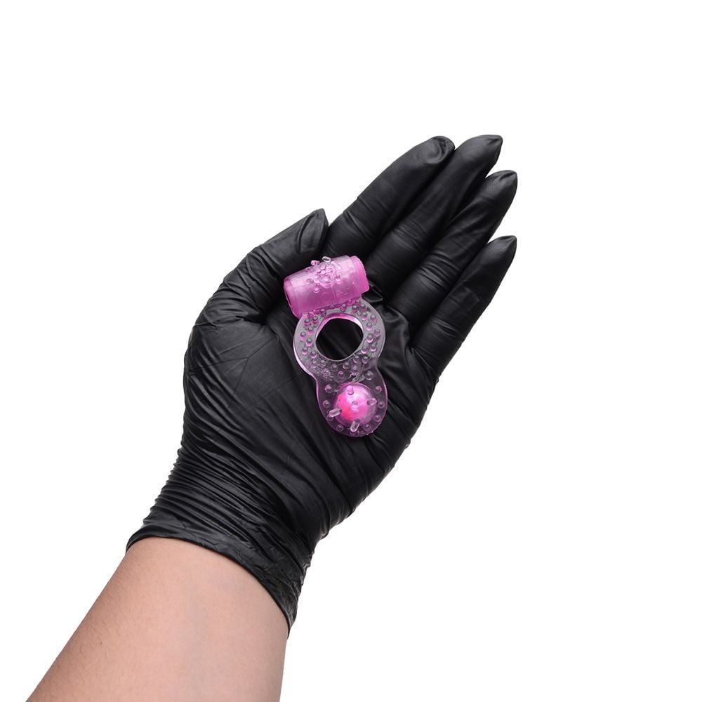 Anel Peniano Vibrador Pérola Duplo Prazer Sexy Import