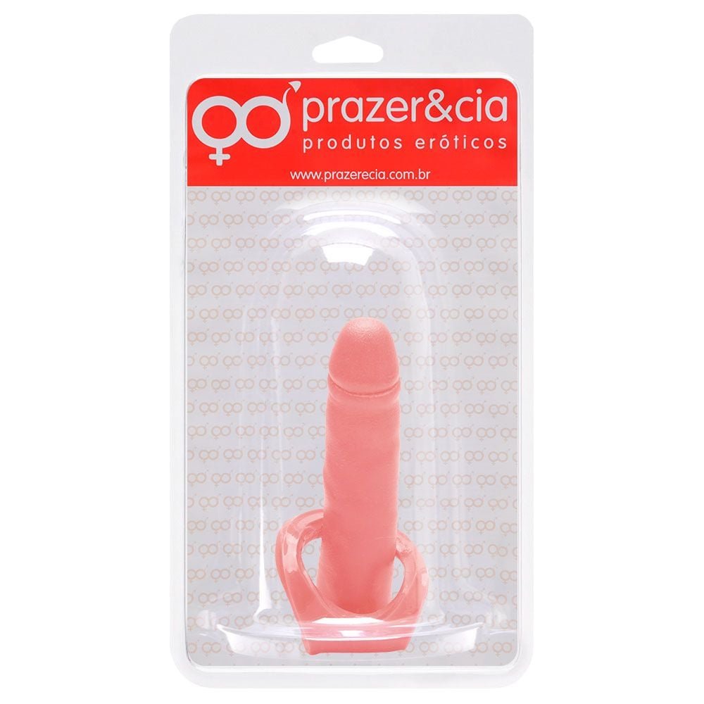 Anel Pênis De Borracha Maciça 11,2 X 2,5cm Prazer E Cia