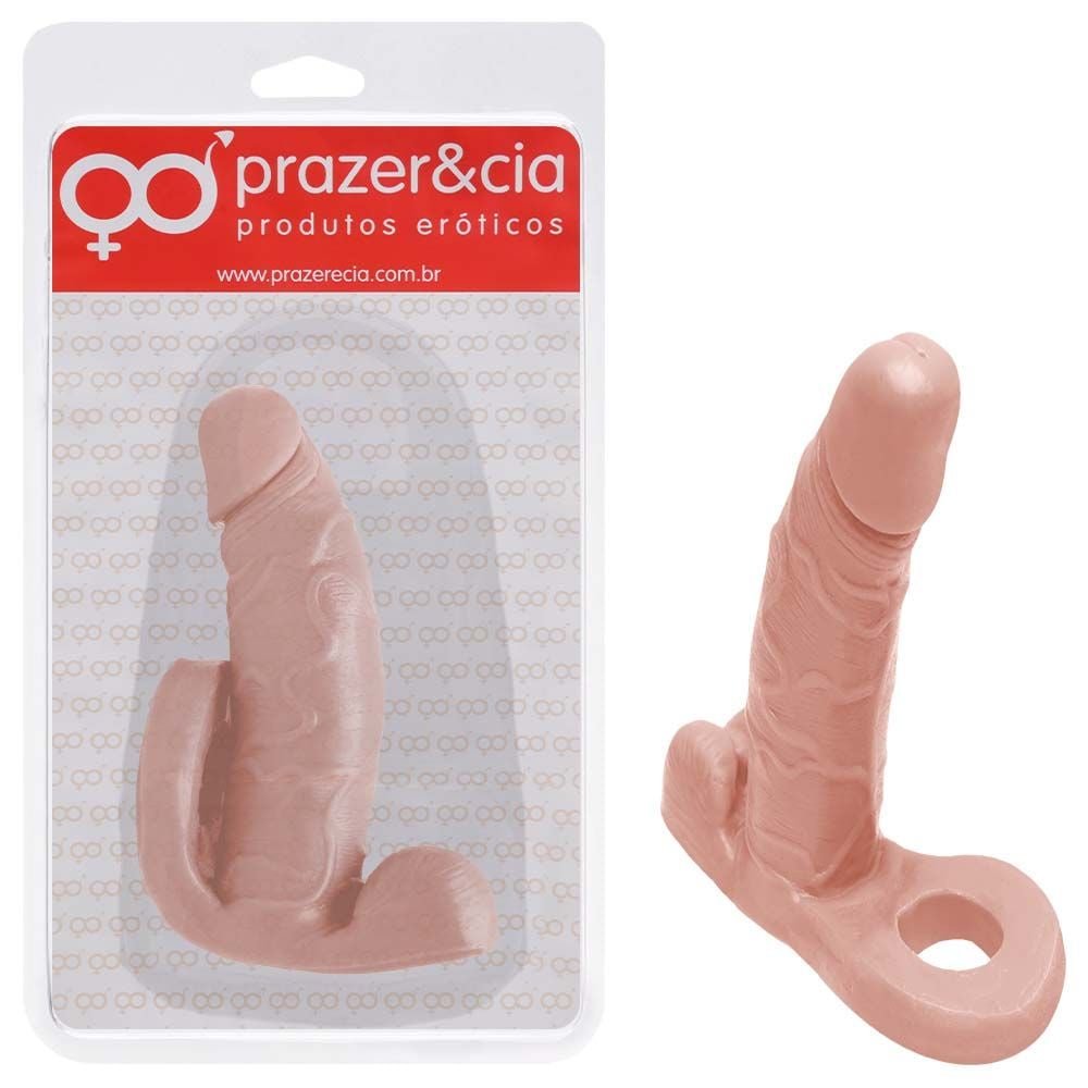 Anel Pênis De Borracha Maciça 11,5 X 3,2cm Prazer E Cia