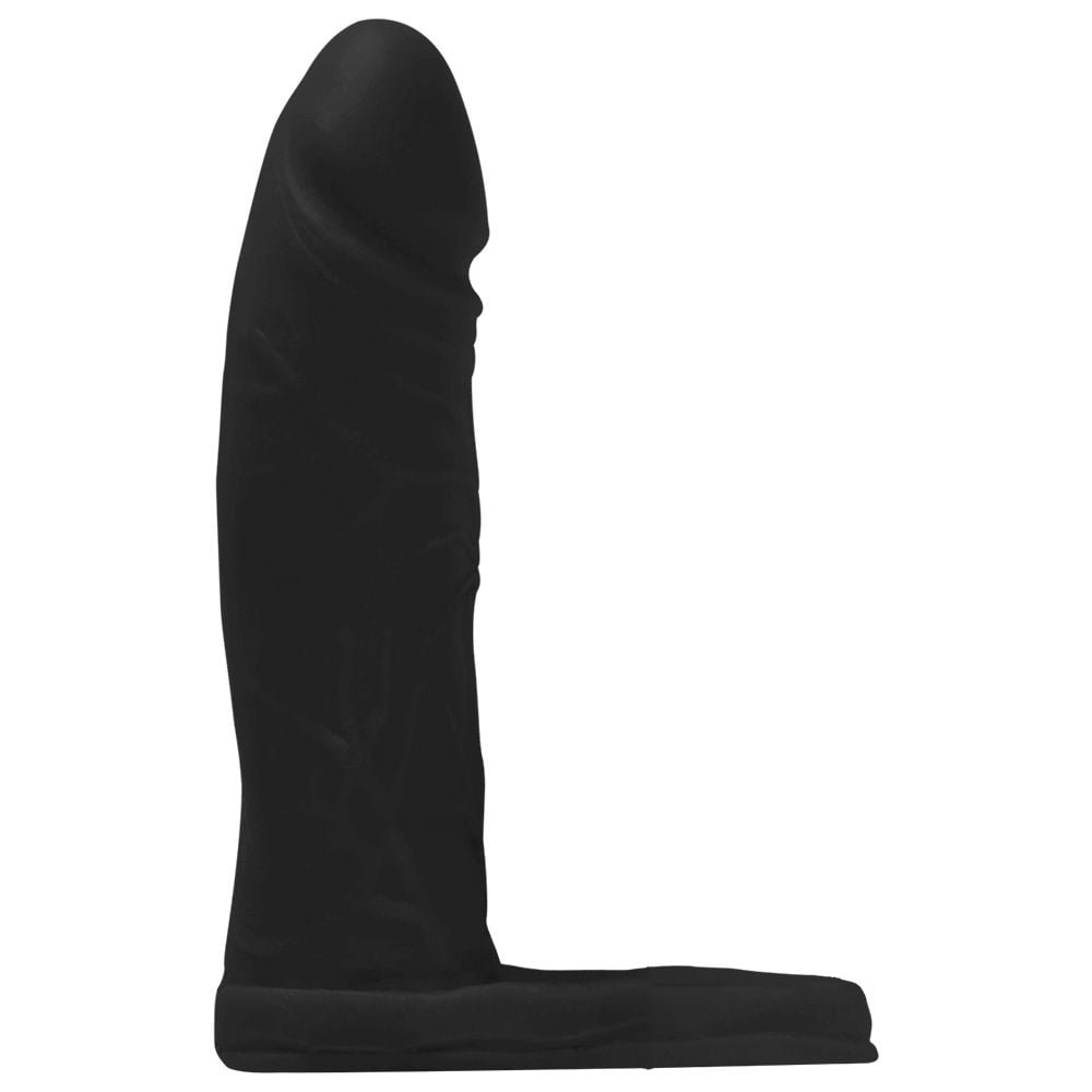 Anel Pênis De Borracha Maciça 13,7 X 3cm Prazer E Cia