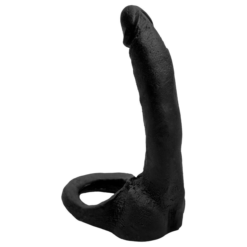 Anel Pênis De Borracha Maciça 16 X 2,6cm Prazer E Cia