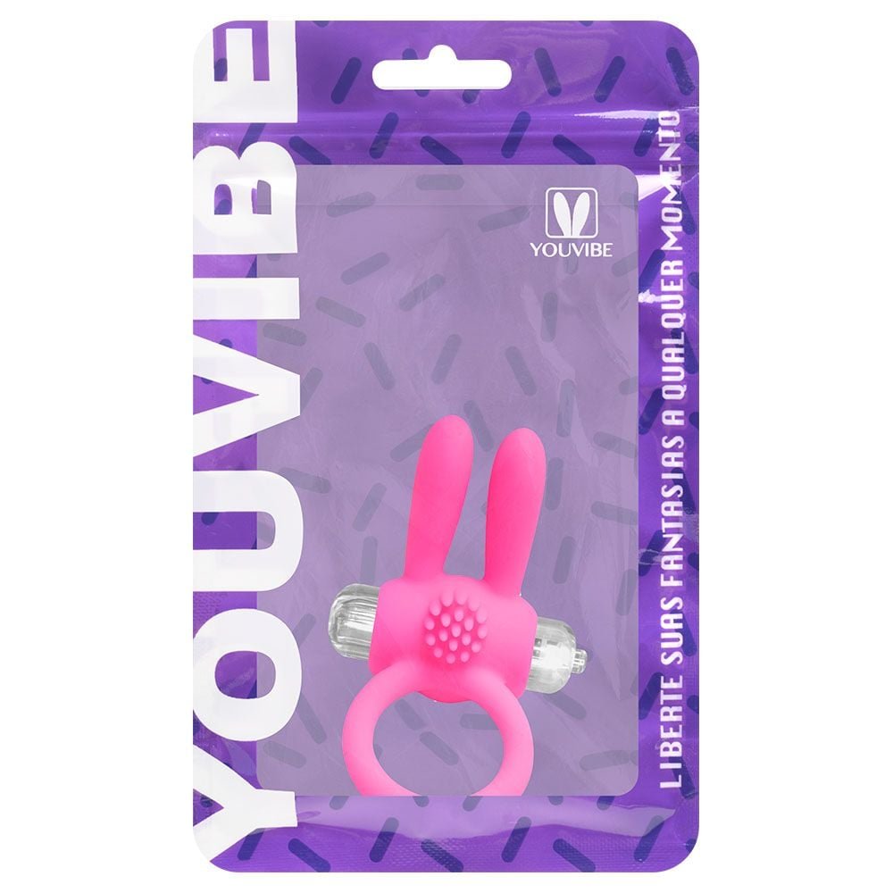 Anel Silicone Vibração Rabbit 2 Youvibe Vipmix