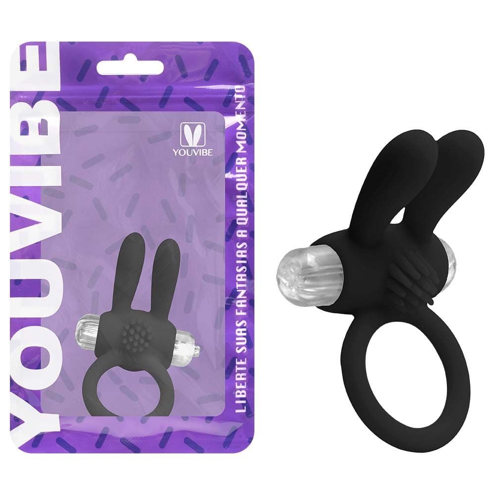 Anel Silicone Vibração Rabbit 2 Youvibe Vipmix