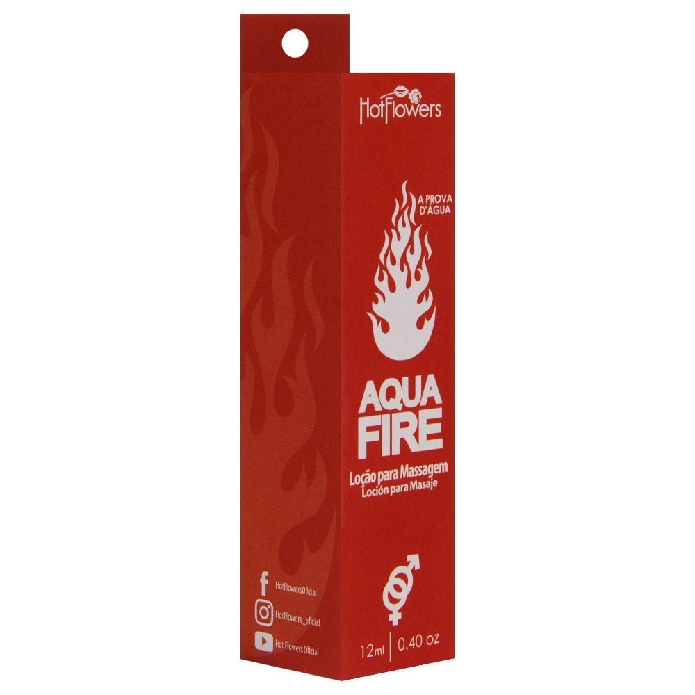Aqua Fire Lubrificante 12ml Hot Flowers