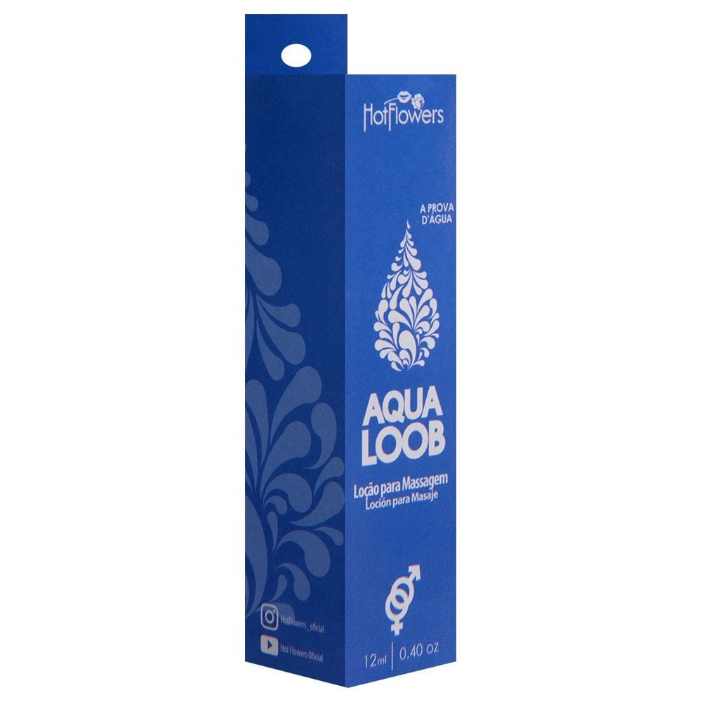 Aqua Loob Lubrificante Spray 12ml Hot Flowers