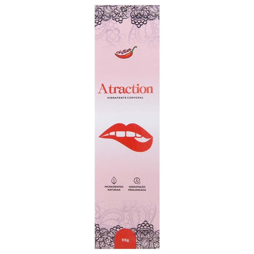 Atraction Creme Hidratante Sensual 115g Chillies