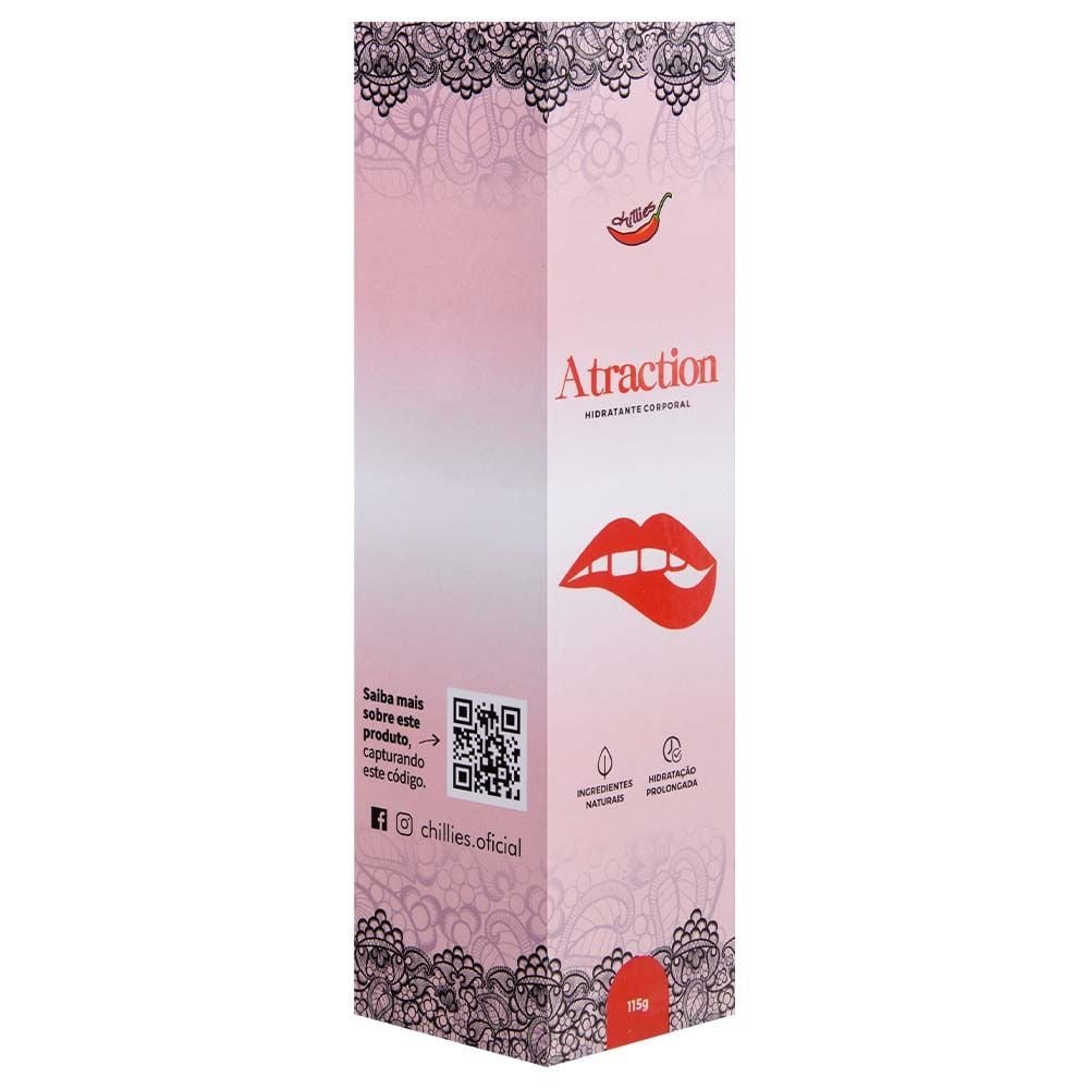 Atraction Creme Hidratante Sensual 115g Chillies