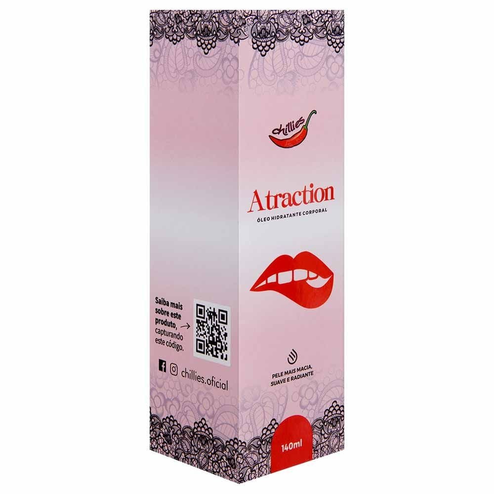 Atraction óleo Hidratante Sensual 140ml Chillies