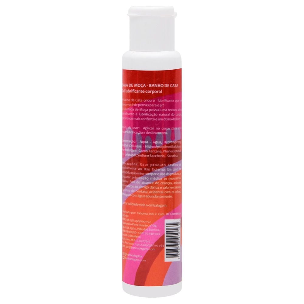Baba De Moça Gel Lubrificante 50g Banho De Gata